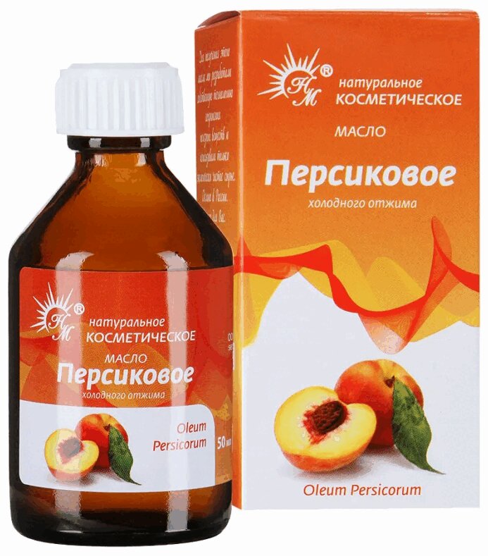 Изображение товара Косметическое Масло Персиковое 50 мл Натуральное Уход за кожей и волосами