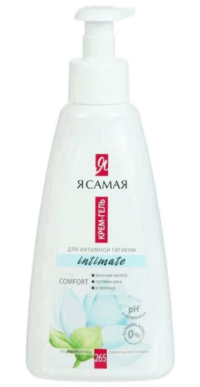 Изображение товара Я самая Крем-гель для интимной гигиены фл.265 мл