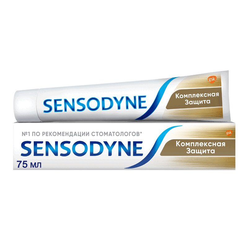 Изображение товара Зубная паста Sensodyne комплексная защита 75 мл для чувствительных зубов