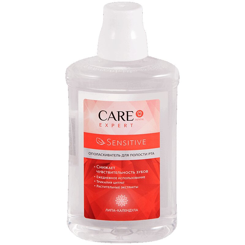 Изображение товара Aldente Care Dental Expert Sensitive Ополаскиватель для полости рта 400 мл с липой и календулой