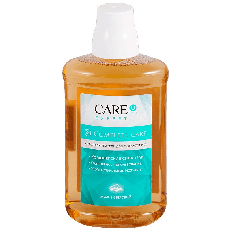 Изображение товара Aldente Care Dental Expert Полоскатель для рта с мумие и зверобоем 400 мл