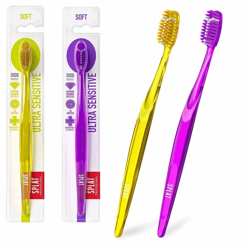 Изображение товара Зубная щетка Splat Professional Ultra Sensitive для чувствительных зубов мягкая с ионами серебра