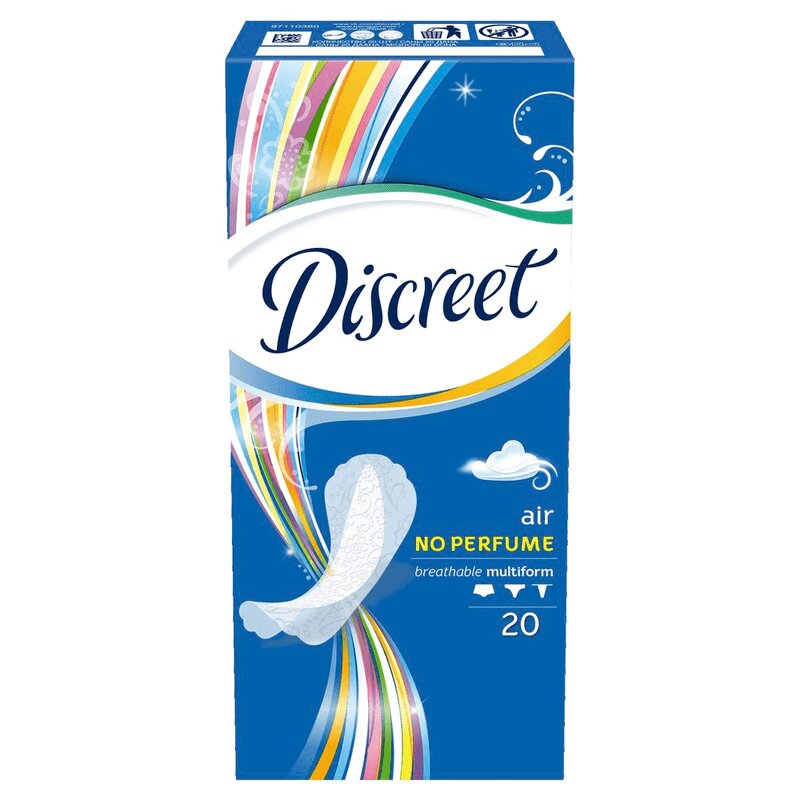 Изображение товара Дневные тонкие гигиенические прокладки Discreet Air Multiform 20 шт