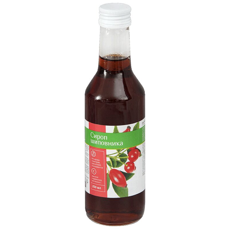 Изображение товара PL Сироп шиповника 250 мл с витамином C для поднятия иммунитета