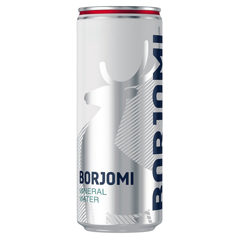 Изображение товара Минеральная вода Боржоми 0,33л в ж/банке натуральная полезная для здоровья
