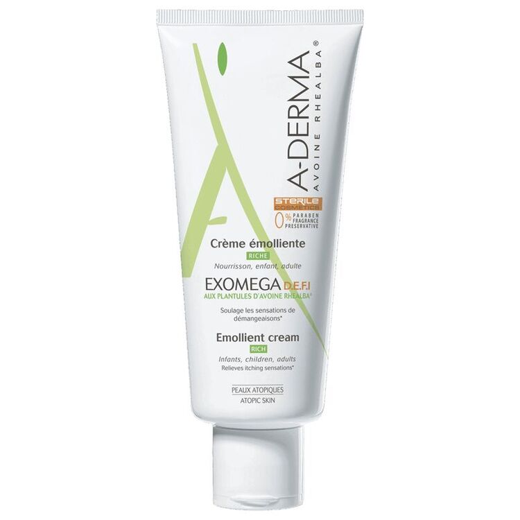 Изображение товара A-Derma Exomega Крем смягчающий для лица и тела 200 мл гипоаллергенный для сухой кожи