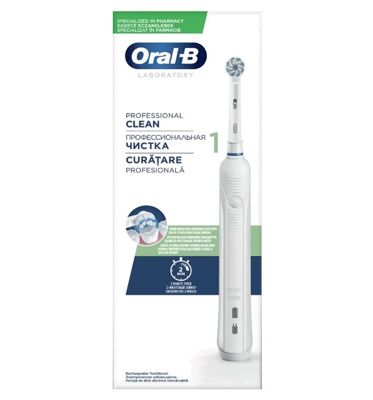 Изображение товара Электрическая зубная щетка Oral-B Про 1 для деликатной очистки зубов