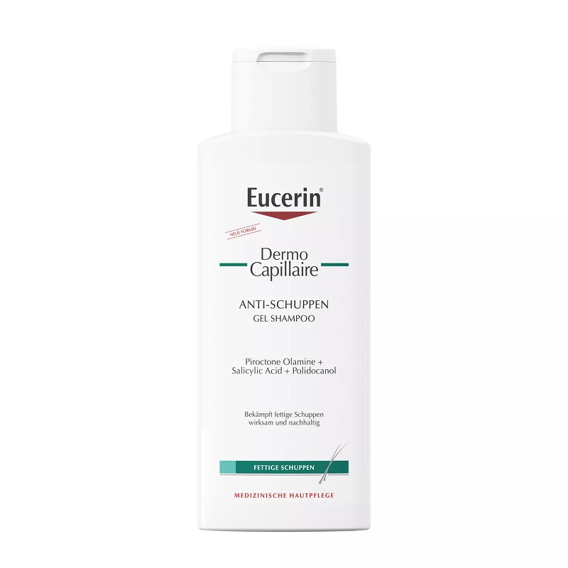 Изображение товара Eucerin DermoCapillaire Шампунь-гель против перхоти 250 мл для чувствительной кожи головы