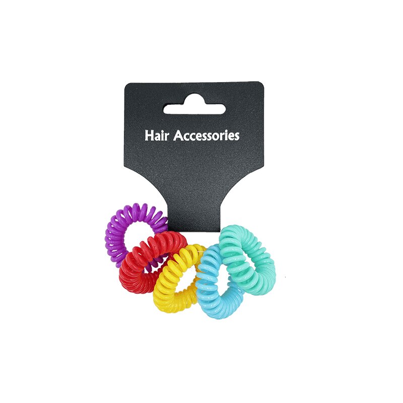 Изображение товара Резинка для волос спираль 5 штук, не заламывает и не намокает