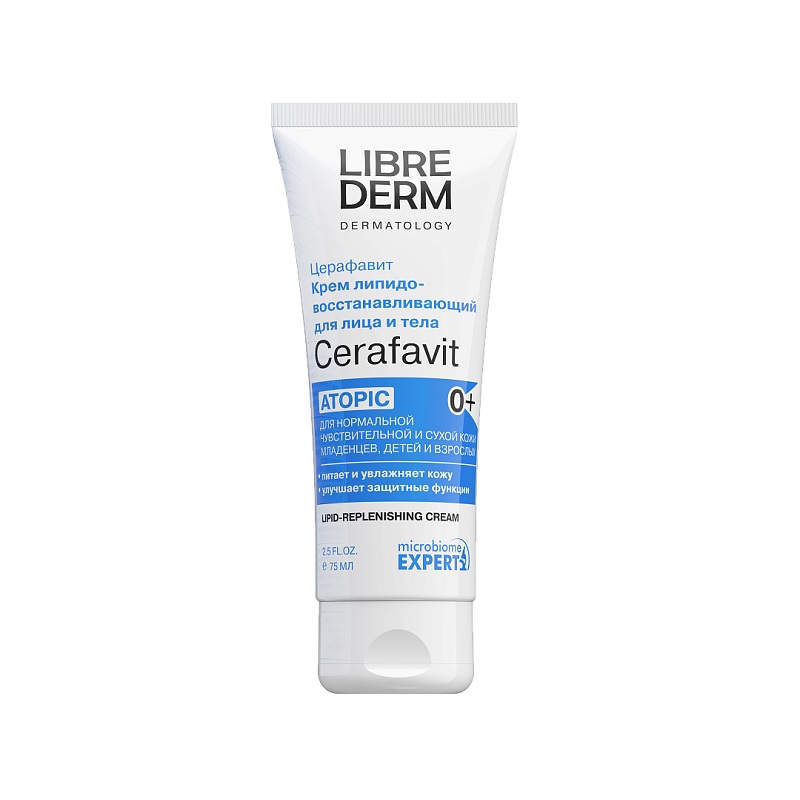 Изображение товара Librederm Церафавит Крем липидовосстанавливающий для лица и тела 75 мл