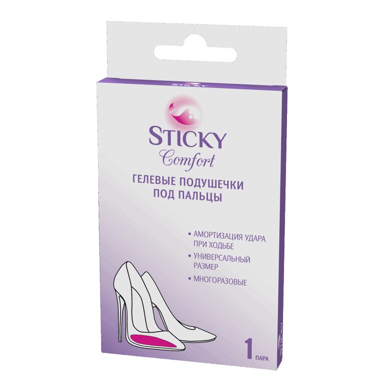 Изображение товара Гелевые подушечки Sticky Comfort для комфорта ног
