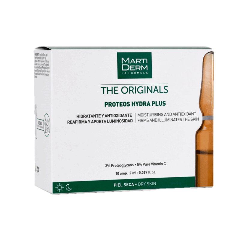 Изображение товара MartiDerm Ориджинал Протеос Гидра Плюс ампулы для лица 2 мл 10 шт