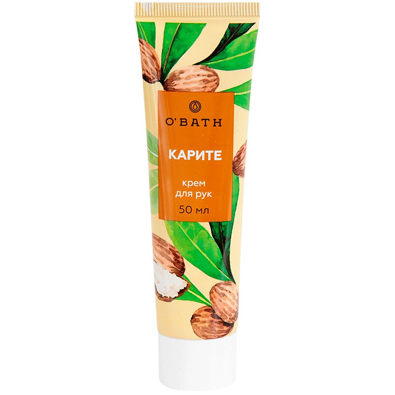 Изображение товара O'Bath Крем для рук Карите 50 мл - питание и увлажнение сухой кожи