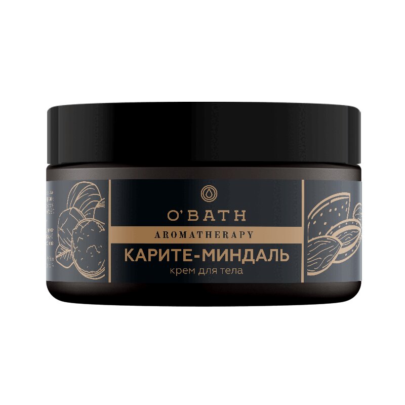 Изображение товара Крем для тела O'Bath Карите-Миндаль 250 мл - Увлажнение и Питание