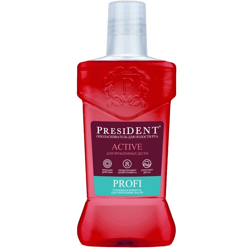 Изображение товара PresiDENT Profi Active Ополаскиватель для десен 250 мл