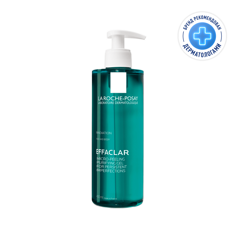 Изображение товара Effaclar Гель очищающий для проблемной кожи лица и тела 400 мл от La Roche-Posay