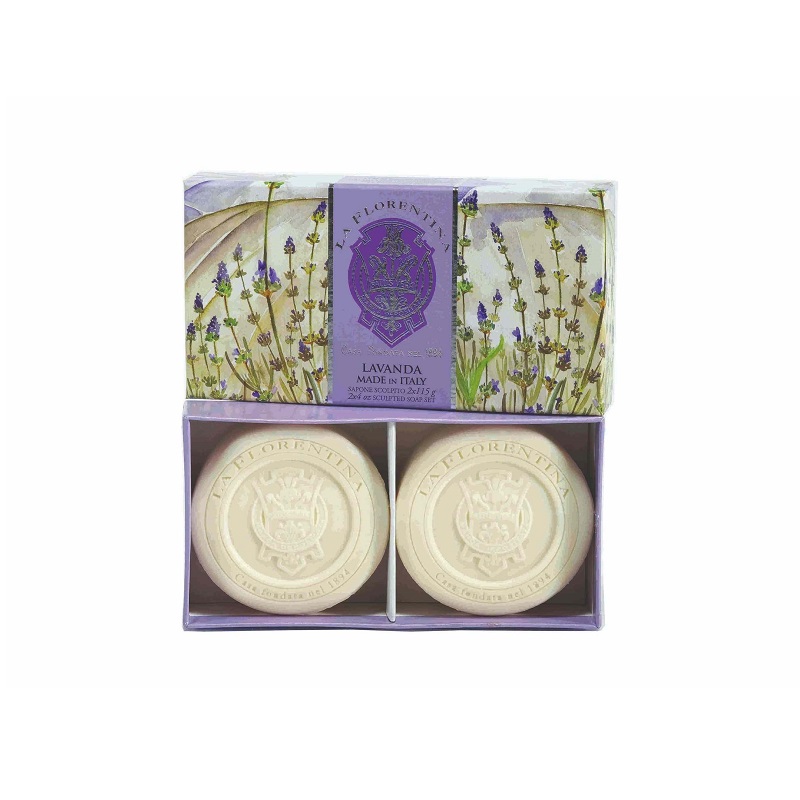 Изображение товара Туалетное твердое мыло La Florentina 115 г 2 шт Лаванда Итальянское качество