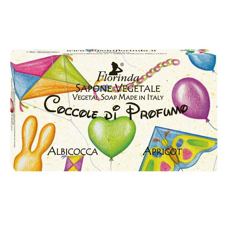 Изображение товара Твердое туалетное мыло Florinda Абрикос 100 г натуральный аромат Италия