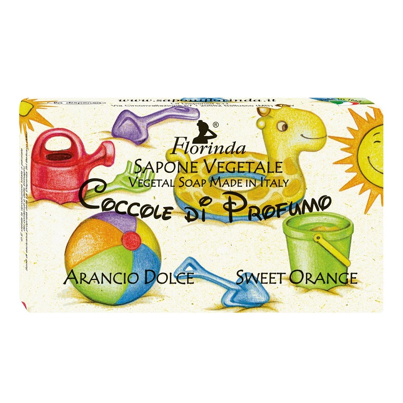 Изображение товара Твердое туалетное мыло Florinda Сладкий апельсин 100 г итальянское
