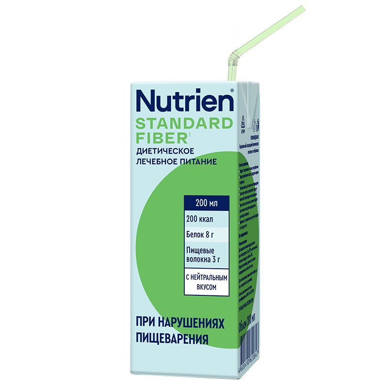 Изображение товара Нутриэн Стандарт Файбер диетическое питание 200 мл для взрослых и детей