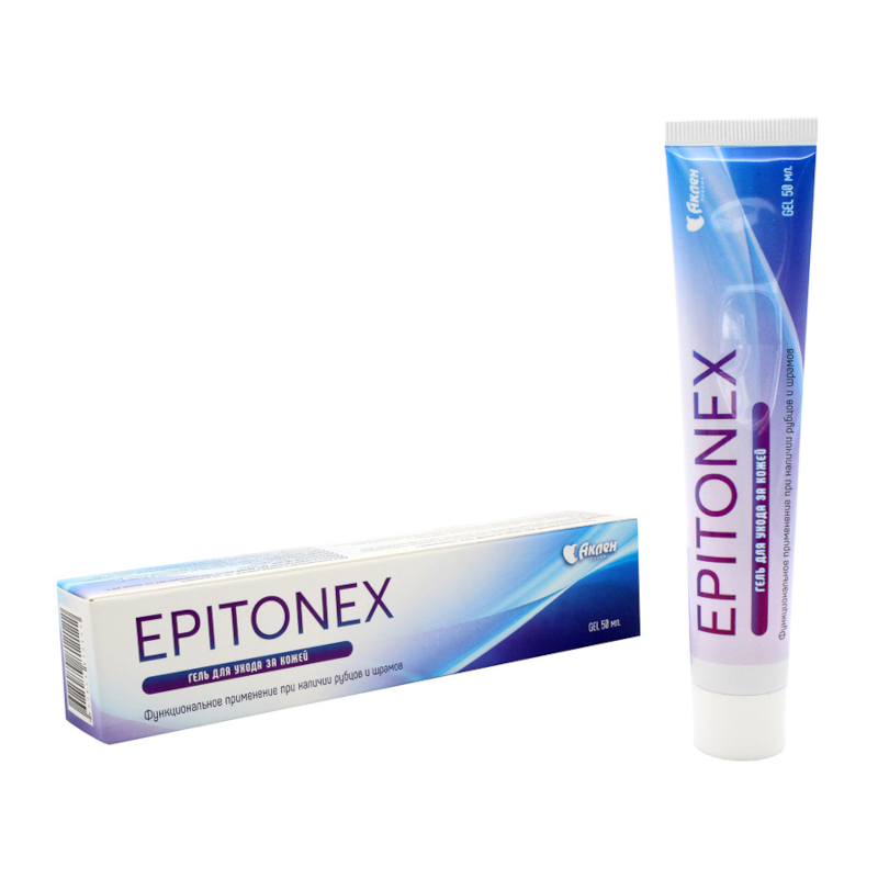 Изображение товара Эпитонекс гель для тела от рубцов и шрамов 50 мл эффективное средство для регенерации кожи