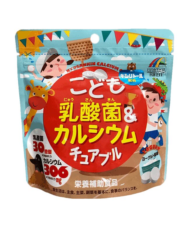 Изображение товара Жевательные конфеты Юнимат Лактобактерии кальций и витамины для детей 90 шт