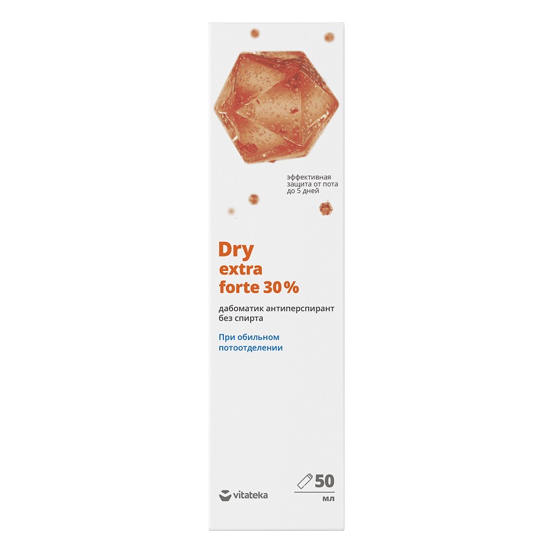 Изображение товара Дезодорант Vitateka Dry Dabatomatic без спирта для гипергидроза