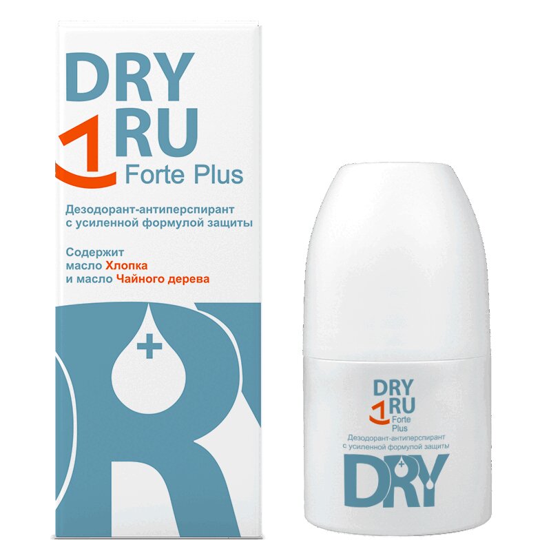 Изображение товара DRY RU Forte Plus Дезодорант-антиперспирант с усиленной защитой 50 мл