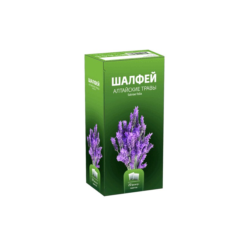 Изображение товара Фиточай шалфей листья N20 1,5 г по 20 фильтр-пакетов для профилактики и оздоровления