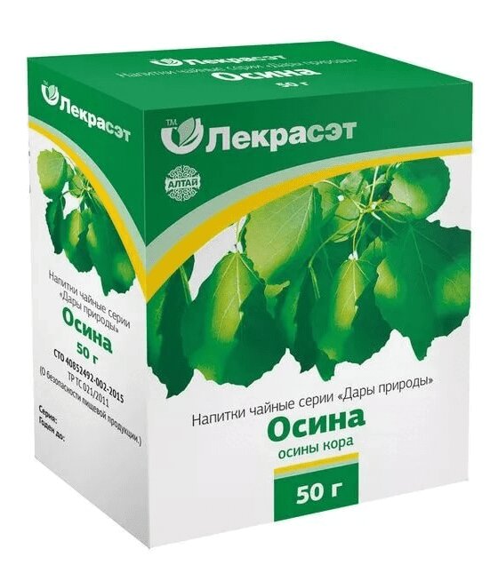 Изображение товара Осина кора 50 г