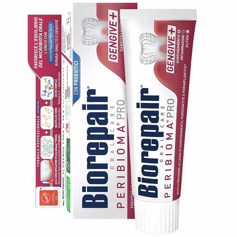 Изображение товара BioRepair Перибиома Паста зубная 75 мл для чувствительных зубов и десен