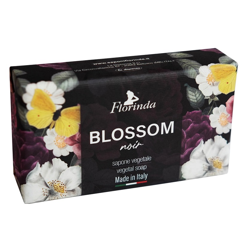 Изображение товара Твердым туалетное мыло Флоринда Черные цветы 200 г аромат для душа и рук