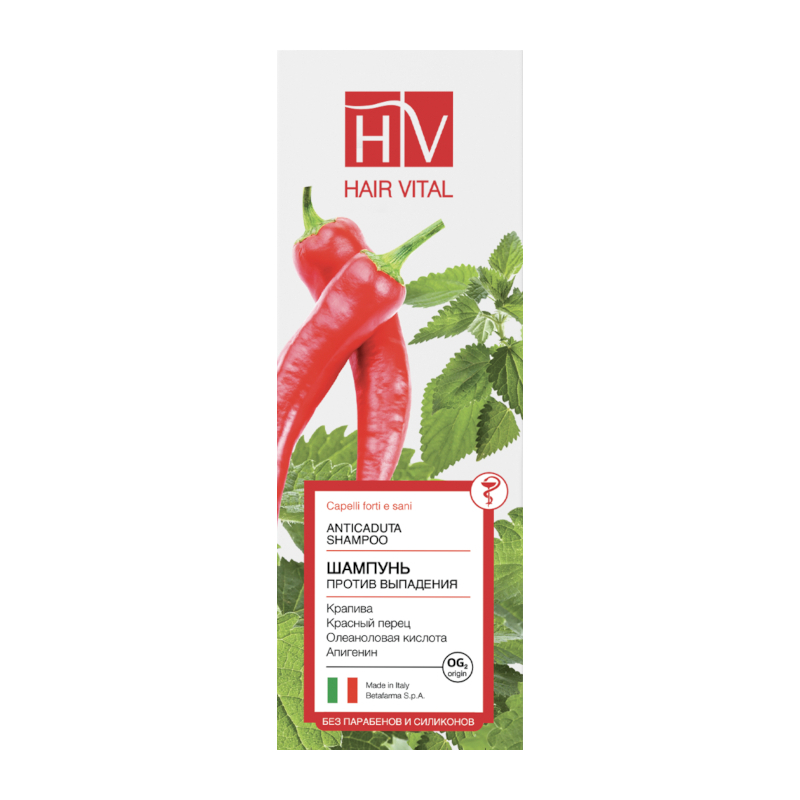Изображение товара Шампунь против выпадения волос Hair Vital 200 мл для укрепления и стимуляции роста