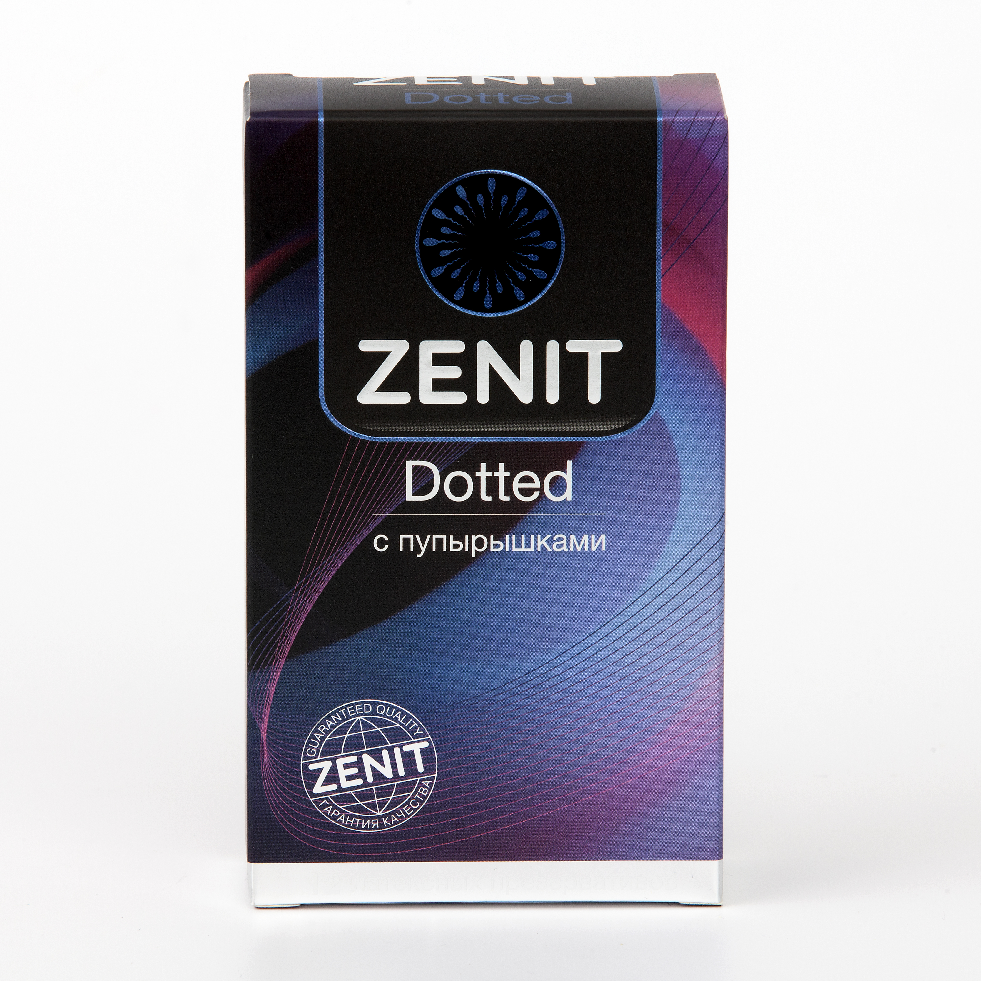 Изображение товара Мужские презервативы Zenit Dotted 12 штук с точками для повышенного удовольствия