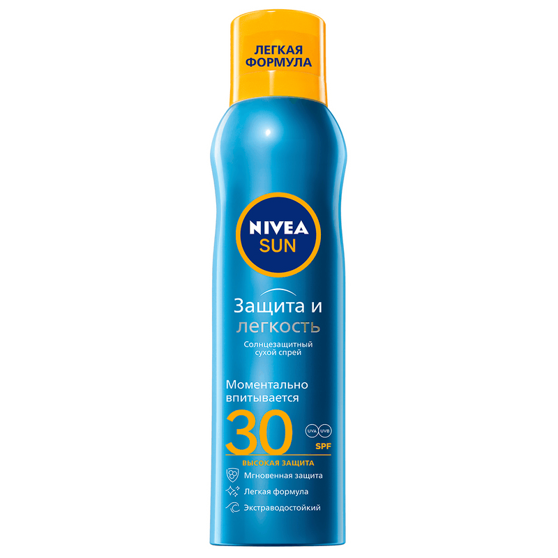 Изображение товара NIVEA Защита и легкость SPF 30 солнцезащитный спрей 200 мл