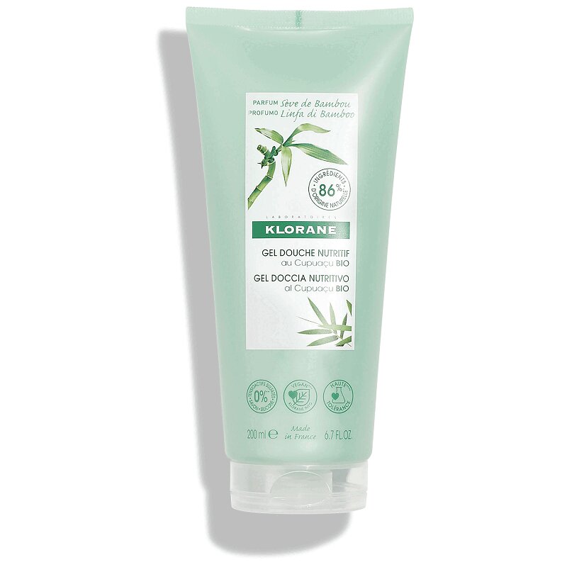 Изображение товара Klorane Гель для душа Молочко бамбука 200 мл с органическим маслом купуасу