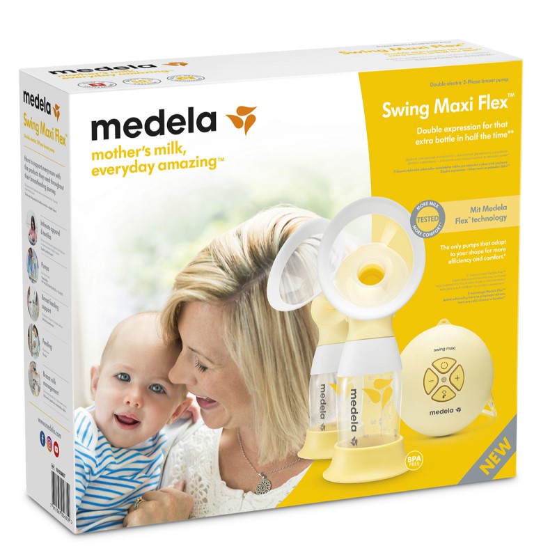 Изображение товара Молокоотсос Medela Swing Maxi Flex электронный двухфазный с швейцарским качеством
