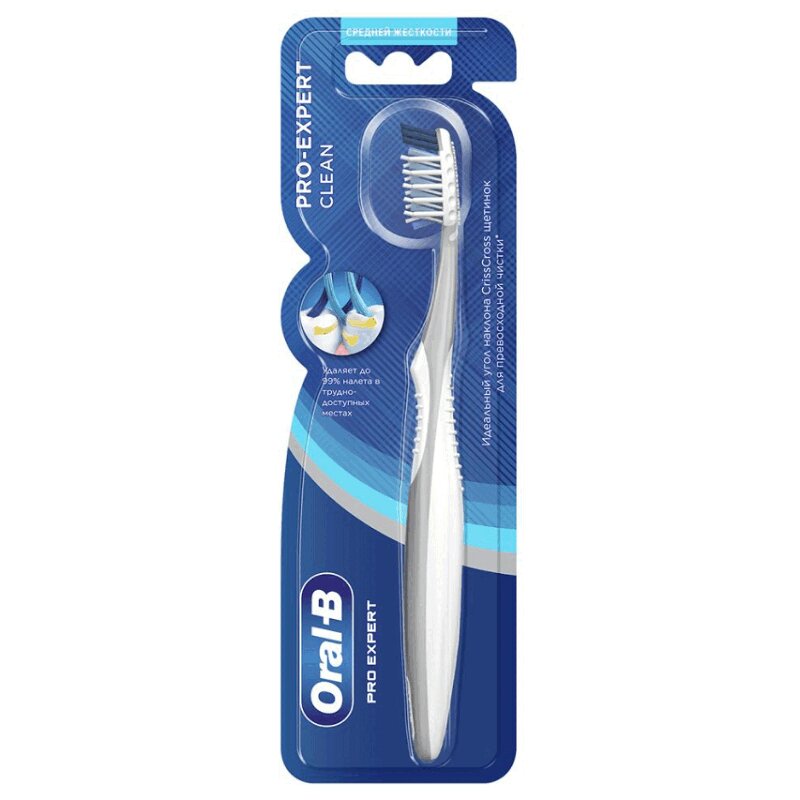 Изображение товара Зубная щетка Oral-B PRO-Expert Clean средней жесткости, 1 шт