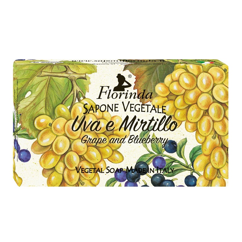 Изображение товара Тверое мыло Florinda Виноград и Черника 200 г натуральное Италия