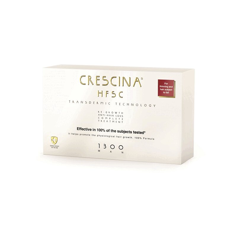 Изображение товара Комплекс Crescina Transdermic HFSC 1300 для мужчин 10 шт + 10 шт