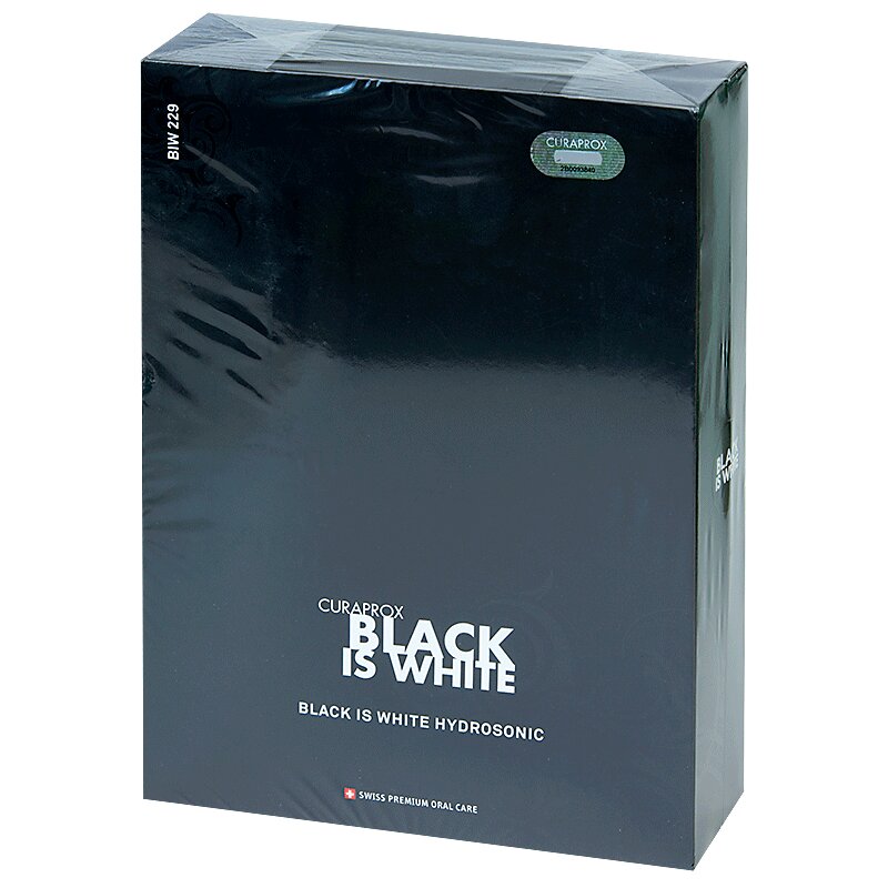 Изображение товара Звуковая зубная щетка Curaprox Гидросоник Блэк из вайт с регулятором давления