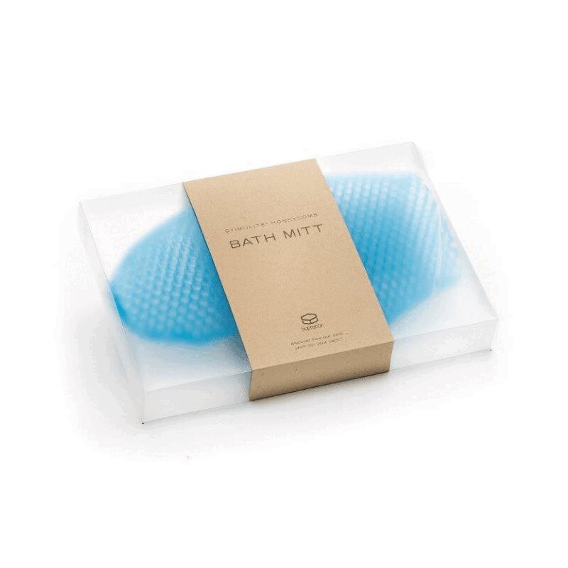Изображение товара Супракор Стимулайт Мочалка-рукавичка Голубой для эффективного ухода за кожей