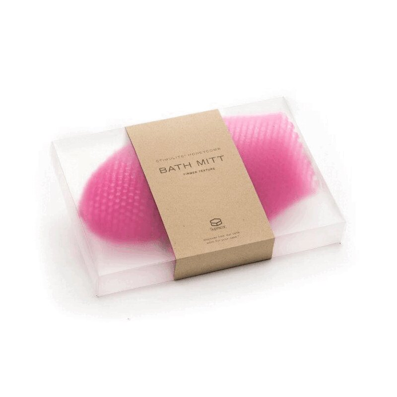 Изображение товара Мочалка-рукавичка Супракор Стимулайт Пурпурный для ухода за кожей