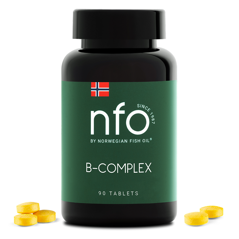 Изображение товара NFO В-Комплекс таблетки 90 шт — витамины группы В для укрепления здоровья