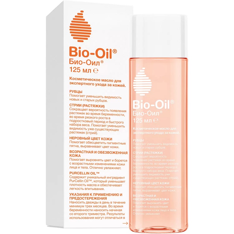 Изображение товара Масло косметическое Bio-Oil от шрамов и растяжек натуральное 125 мл