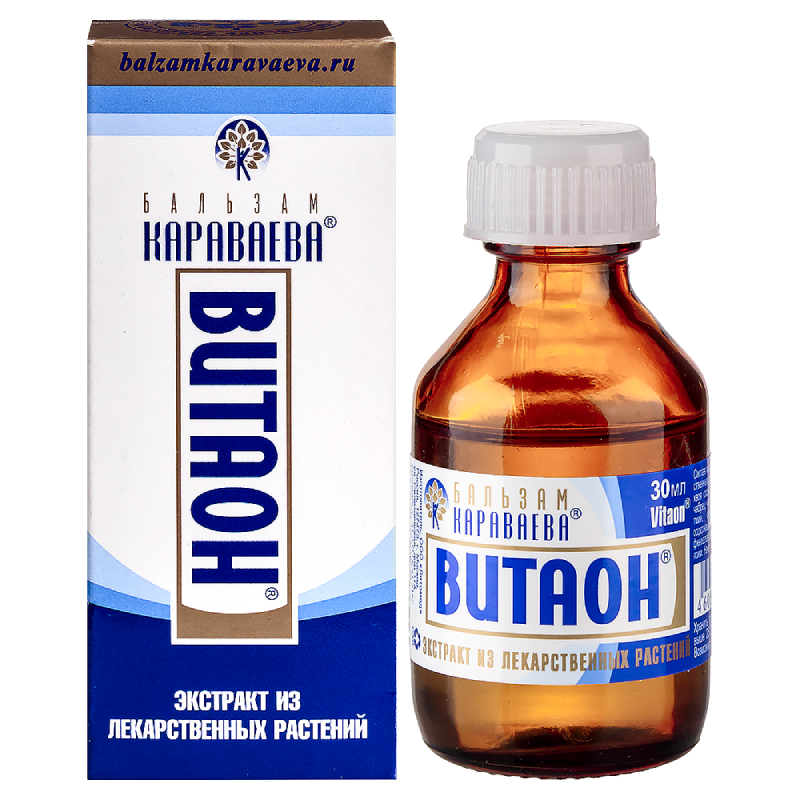 Изображение товара Витаон Бальзам Караваева для наружного применения 30 мл натуральный препарат