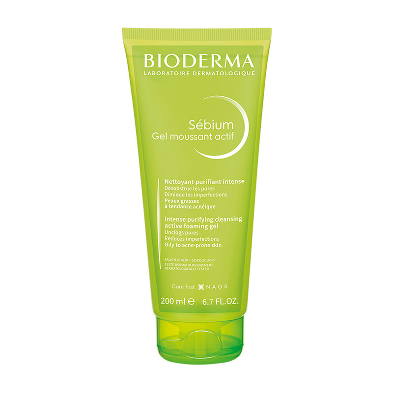 Изображение товара Bioderma Sebium Гель Актив для умывания жирной кожи склонной к акне 200 мл