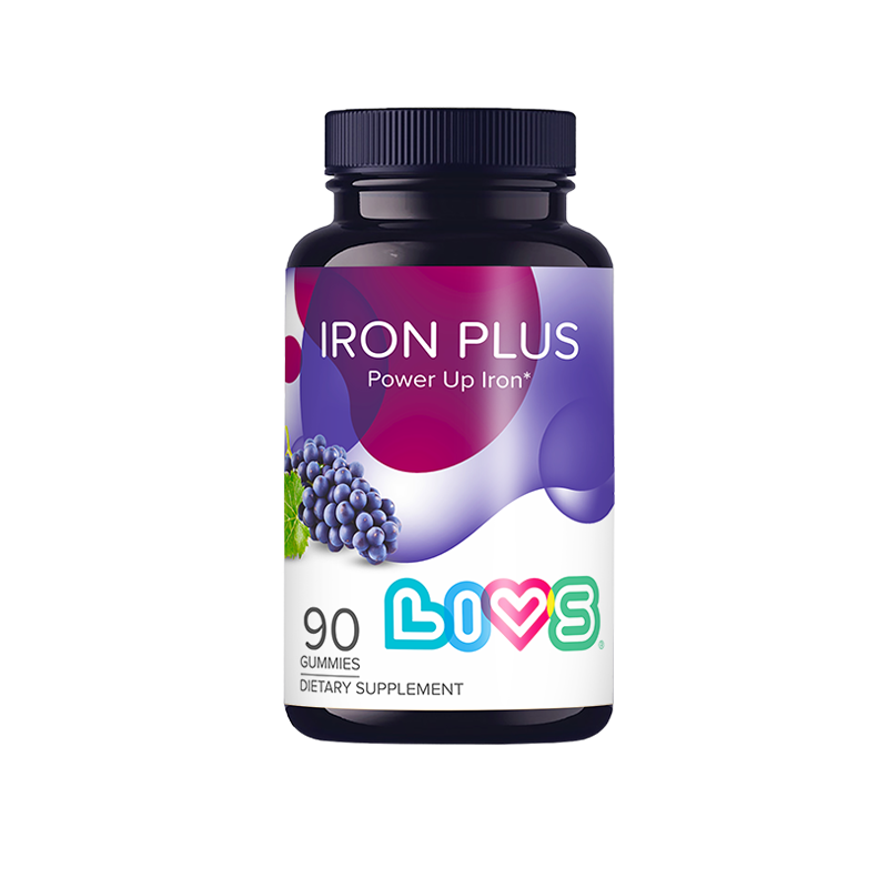 Изображение товара LIVS Комплекс Мультивитаминов Железо Плюс 90 жевательных пастилок