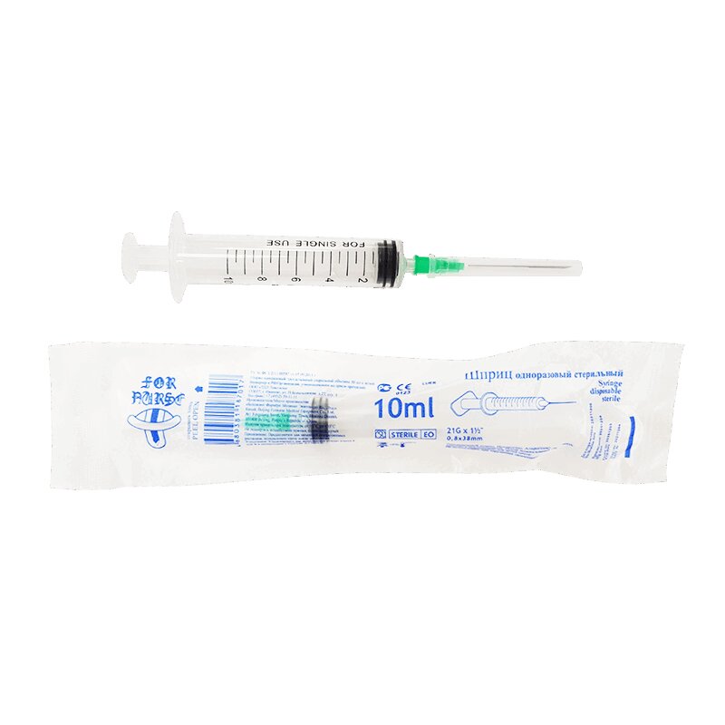 Изображение товара PL Шприц одноразовый трехкомпонентный 10 мл