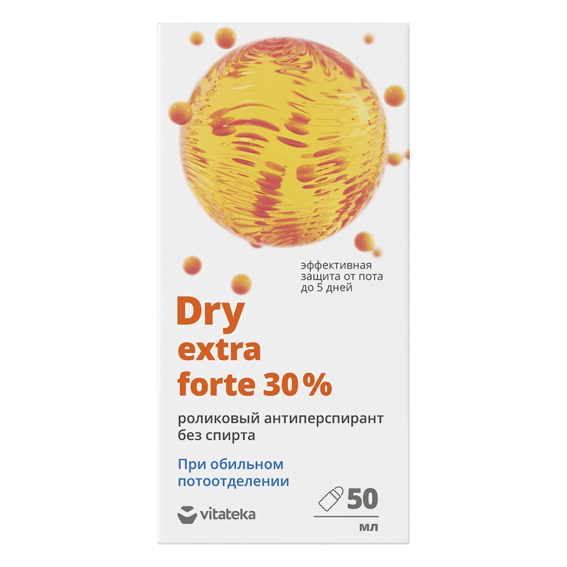 Изображение товара Vitateka Дезодорант роликовый без спирта при обильном потоотделении 50 мл